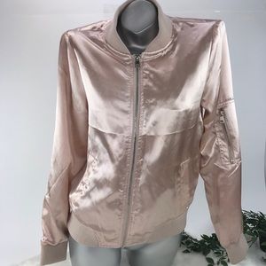 Brandon Thomas Pink Bomber Jumper